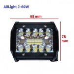 LED фара AllLight J-60W 20 chip EPISTAR 9-30V